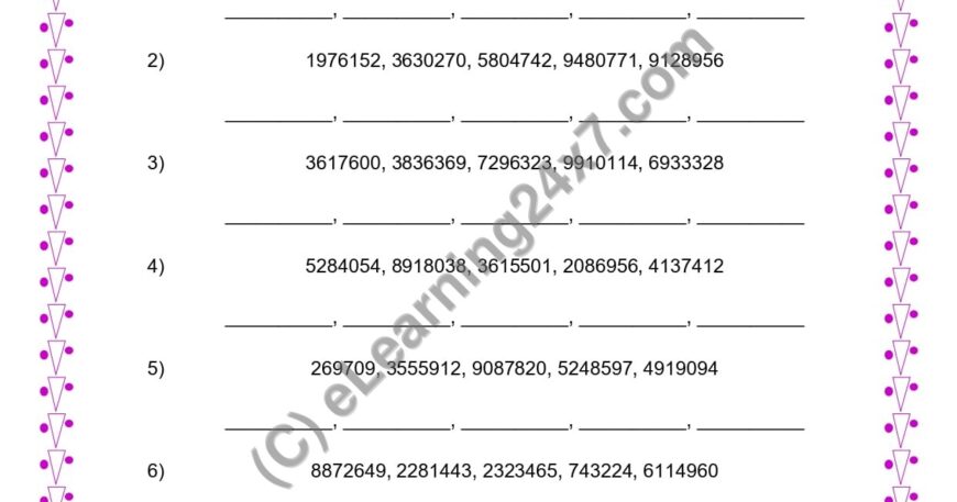 Arrange Numbers in Ascending Order