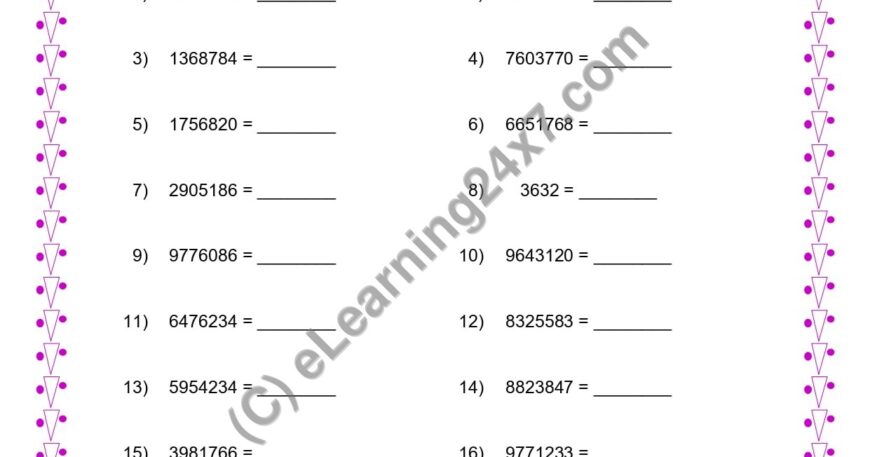 Apply Periods In Numbers