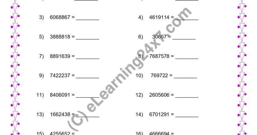 Apply Periods In Numbers