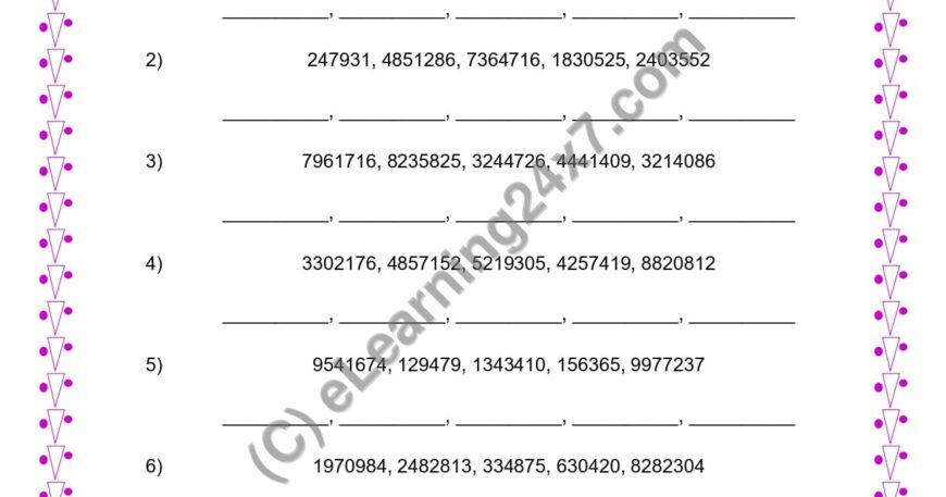 Arrange Numbers in Descending Order