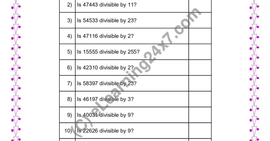Check Divisibility