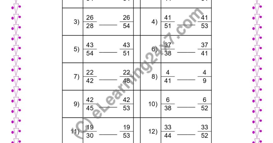 Compare Fractions