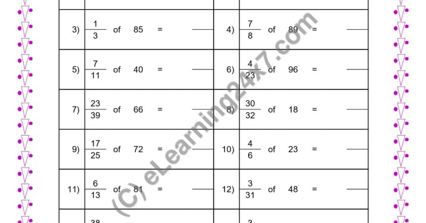 Get Product of Fraction