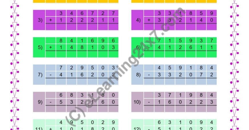 Mixed Sums of 6-Digits