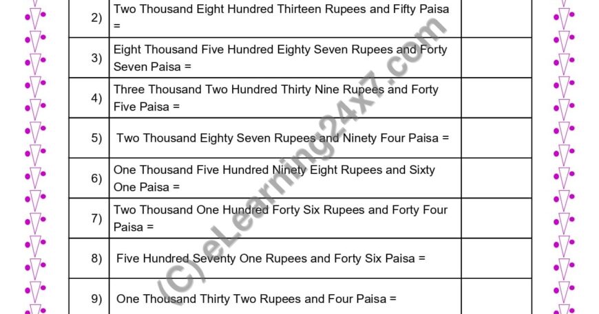 Write Amount Below 10000 in Figures