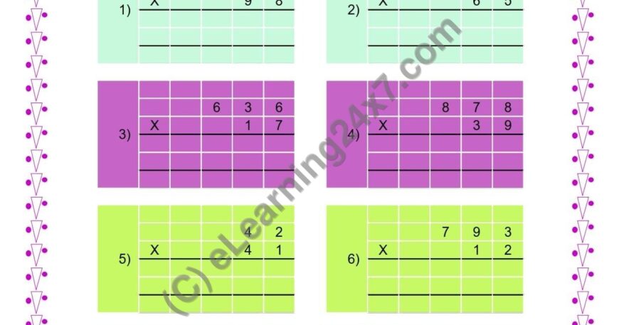 Multiplication of 3 Digits Number With 2 Digits Number