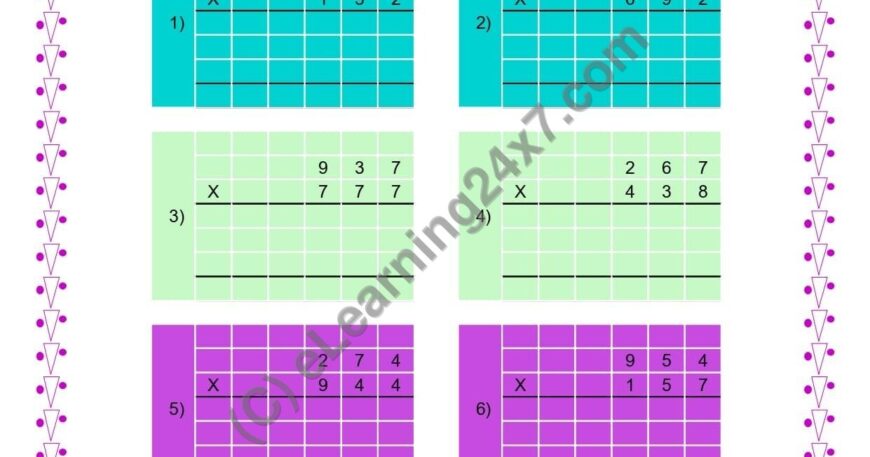 Multiplication of 3 Digits Number With 3 Digits Number
