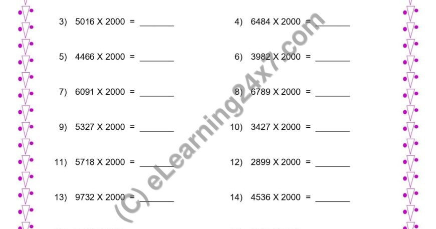 Multiplication by 2000