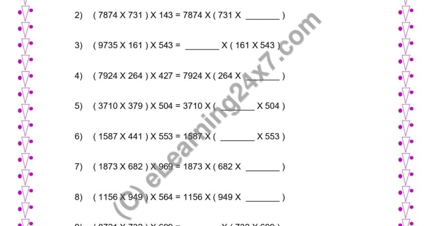 Grouping Property of Multiplication