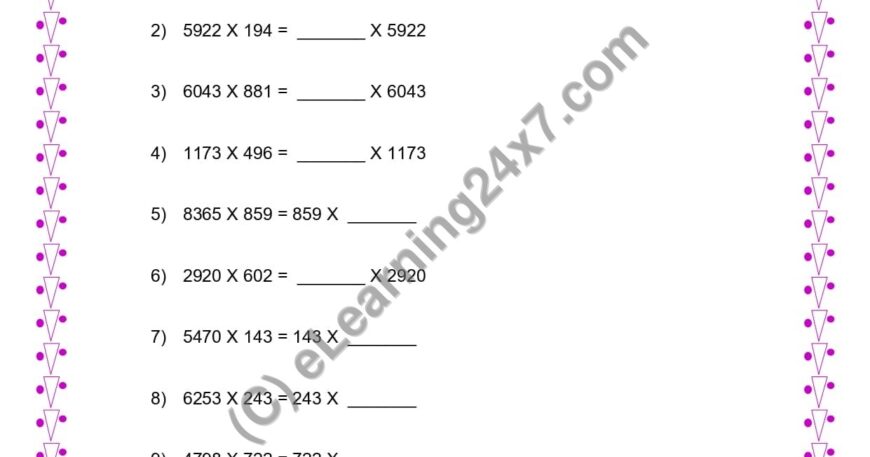 Ordering Property of Multiplication