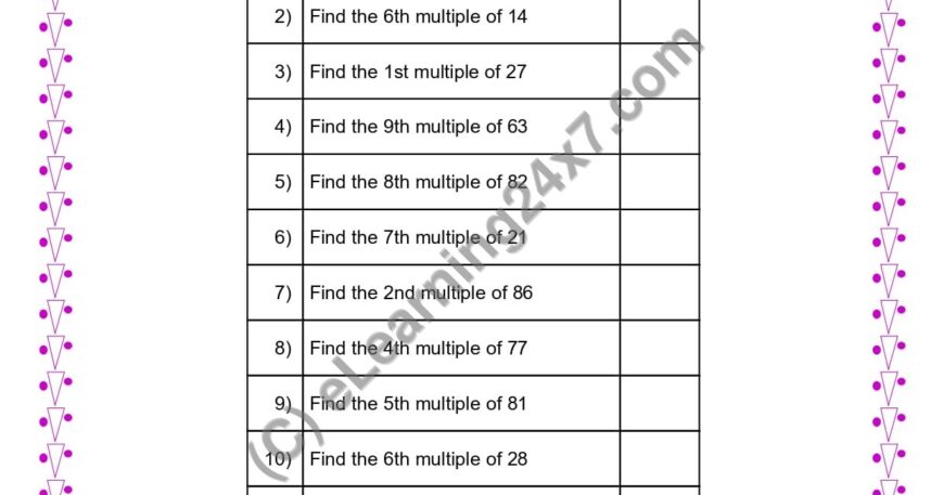 Get Nth Multiple