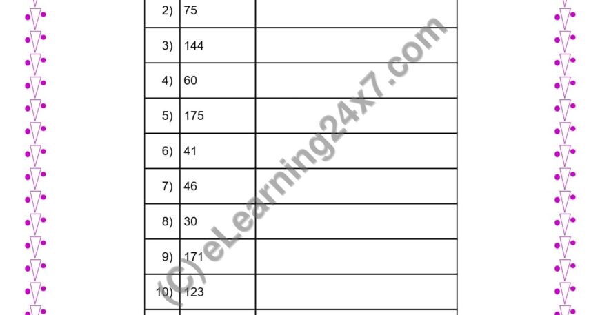 Get Prime Factors