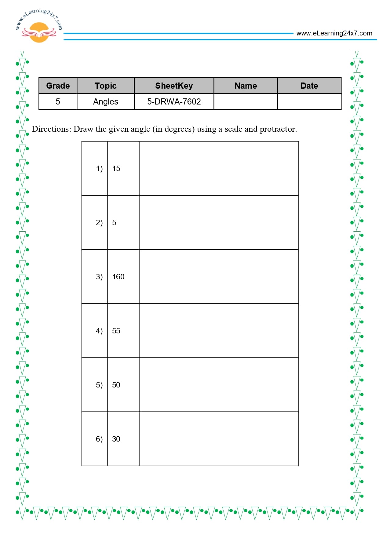 Grade 5 Geometry