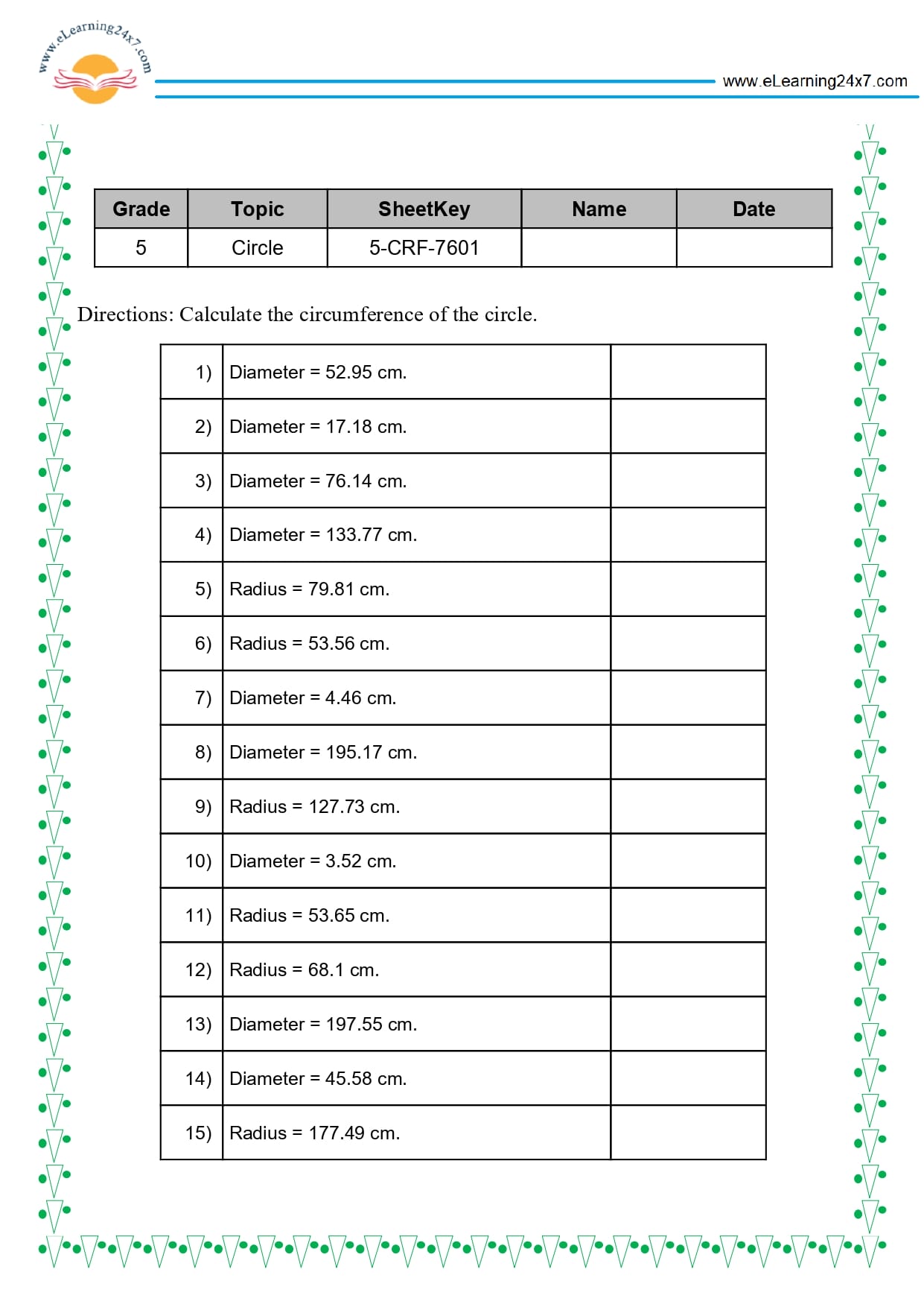 Grade 5 Geometry