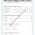 Grade 1, Maths - Number System Mock Test Paper, printable PDF, instant download