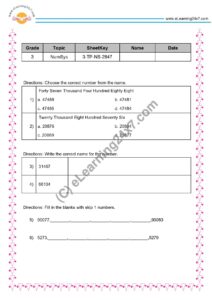 Grade 3, Maths - Fractions Mock Test Paper, printable PDF, instant download