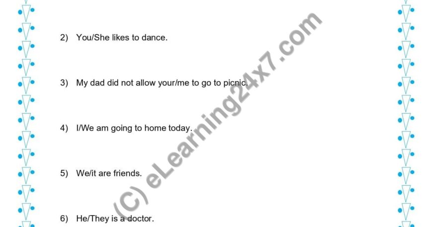 Grade 1, English, Pronoun - Circle Pronoun, printable PDF, instant download