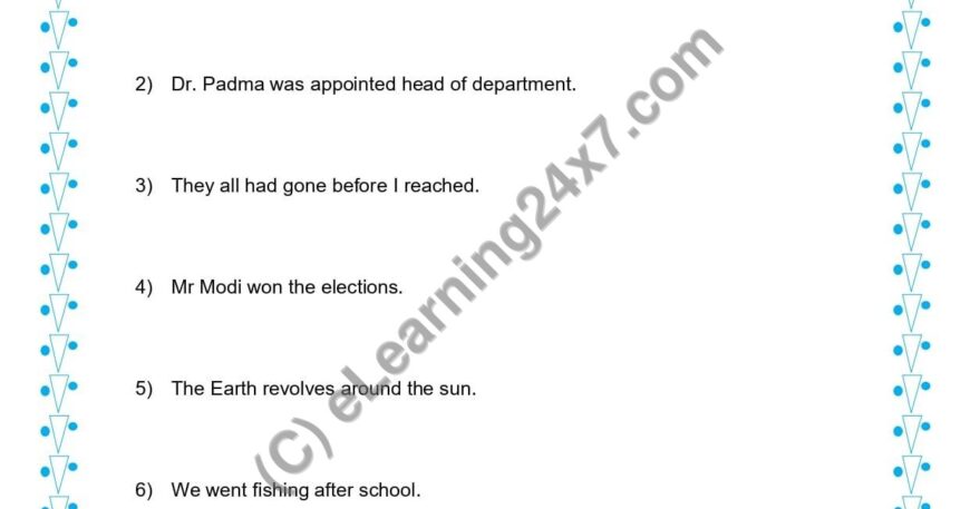 Grade 1, English, Sentences - Identify Predicate, printable PDF, instant download
