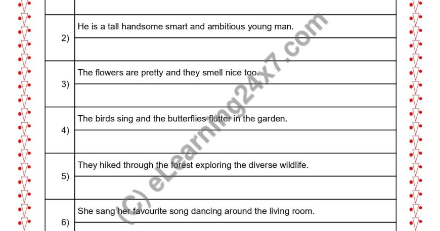 Grade 2, English, Punctuation - Comma Punctuation Mark, printable PDF, instant download