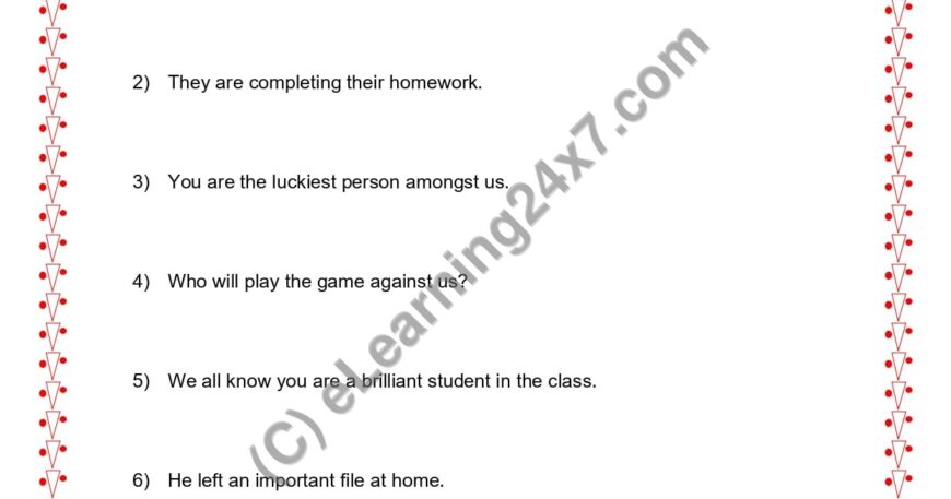 Grade 2, English, Pronoun - Circle Personal & Demonstrative Pronoun, printable PDF, instant download