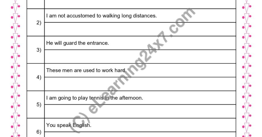 Grade 3, English, Sentences - Convert To Interrogative Sentences, printable PDF, instant download