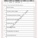 Correct Tense Use