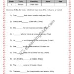 Future Tense Fill The Blanks