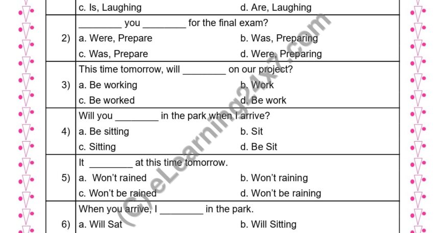 Grade 3, English, Tenses - MCQs, printable PDF, instant download