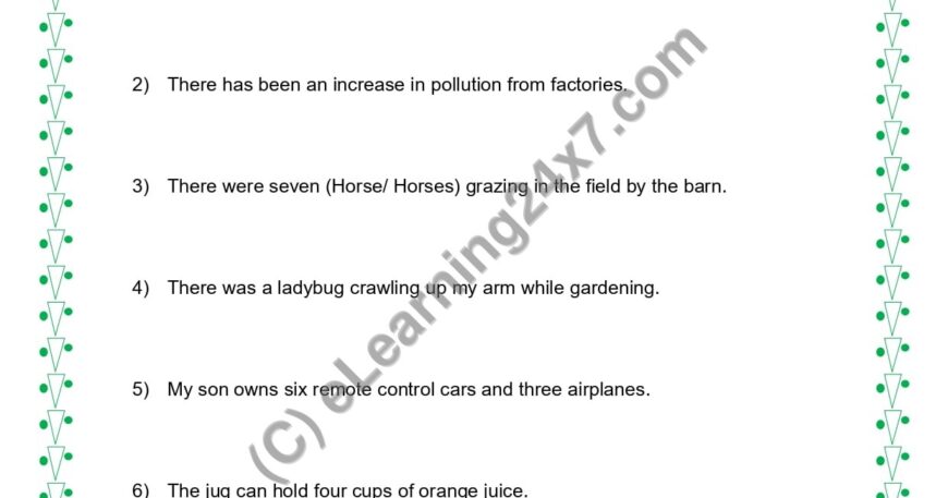 Grade 5, English, Noun - Pick Countable Noun, printable PDF, instant download