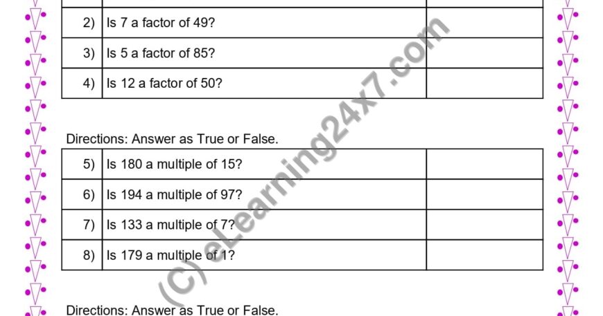 Fractions Mock Test Paper