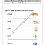 Grade 2, Hindi, Vakya - Make Vakya With Given Words, printable PDF, instant download