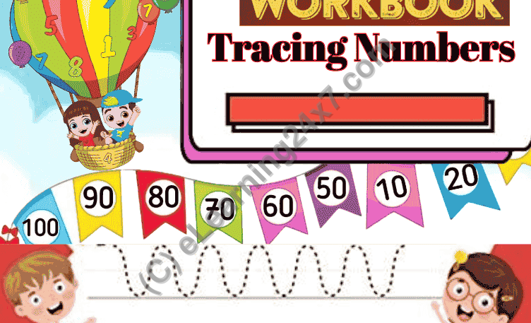 Number Tracing Workbook For Nursery