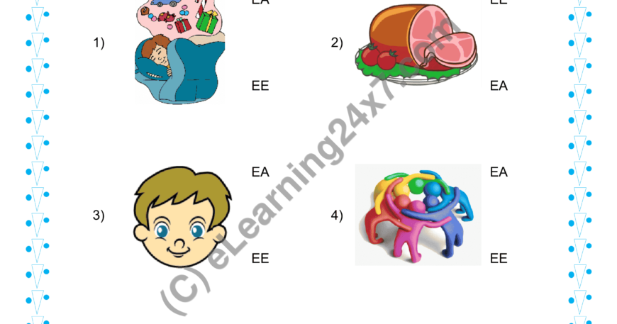 Circle Correct Phonics : EA Or EE