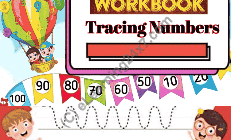 Number Tracing Workbook For Kindergarten
