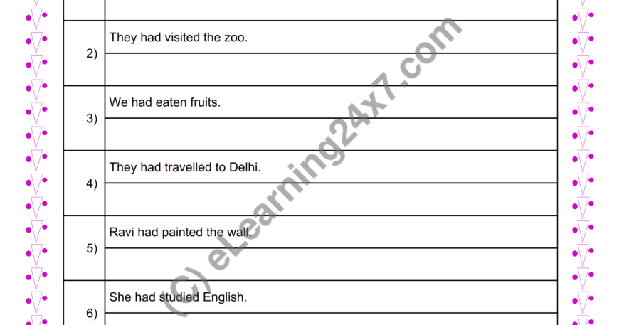 Tense Conversion : PP To Present Continuous