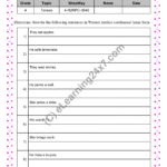 Grade 4, English, Tenses - Conversion : Pr To Present Perfect Continuous, printable PDF, instant download