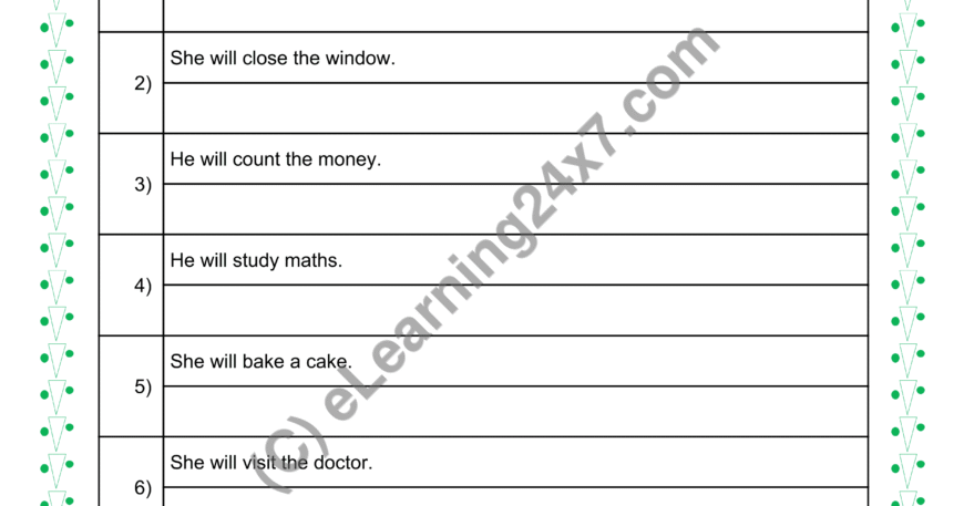 Tense Conversion : F To Present Continuous