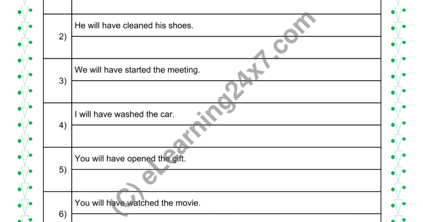 Tense Conversion : FP To Present Continuous