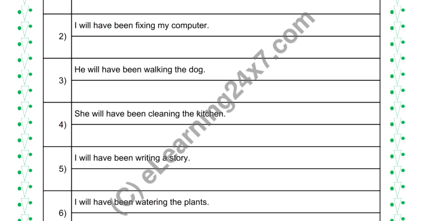 Tense Conversion : FPC To Present Continuous