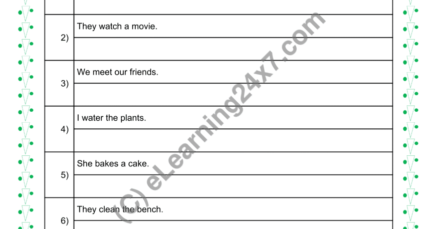 Tense Conversion : Pr To Present Perfect