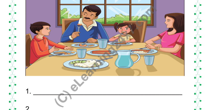 Hindi Chitra Varnan Mock Test Paper For Grade-5