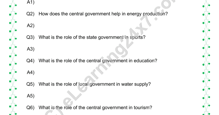 Central Government : Q & A