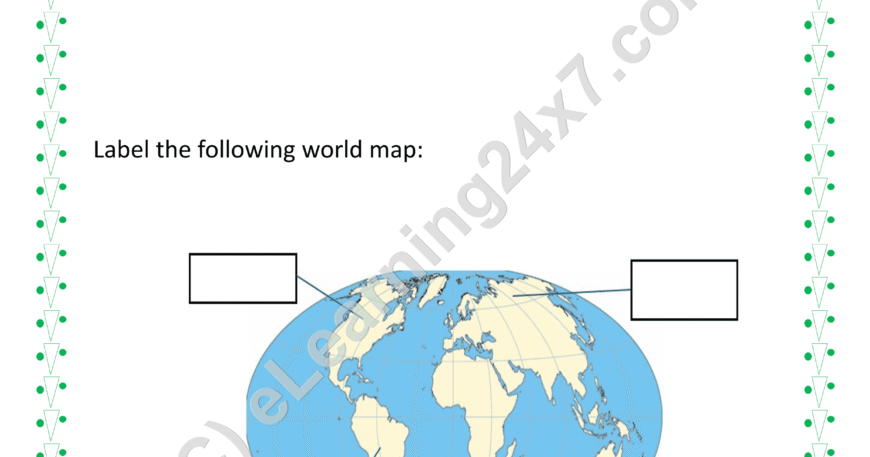 Label The World Map