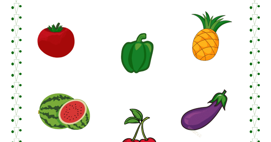 Circle The Fruits