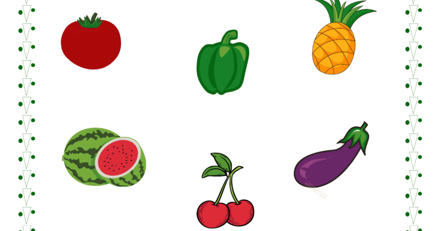 Circle The Vegetables