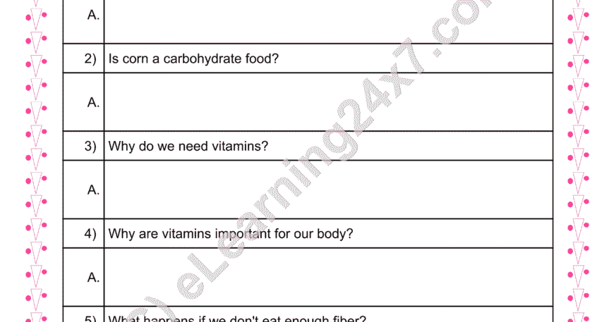 Food Components Ques And Ans