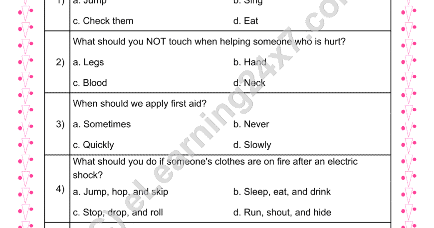 First-aid : MCQs