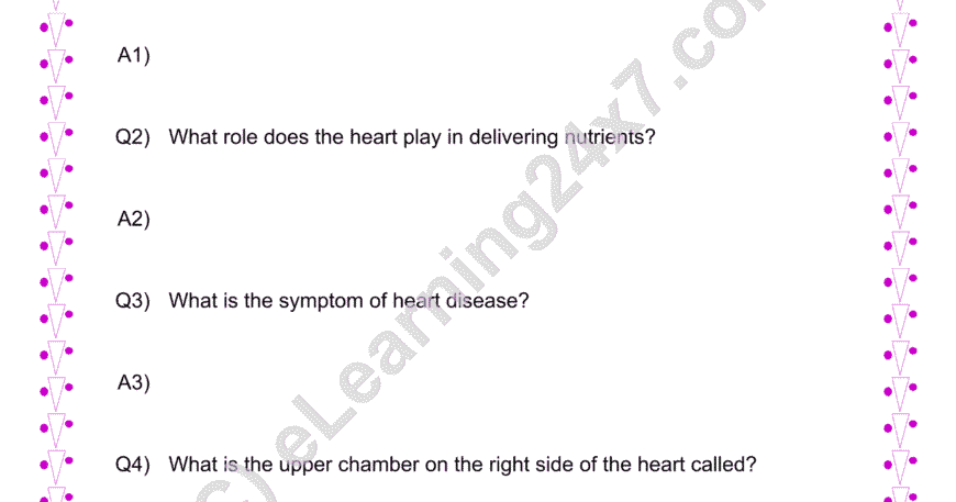 Heart Questions And Answers