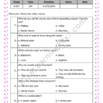 Grade 4, Social Science, Coastal Plains And Islands - MCQs, printable PDF, instant download