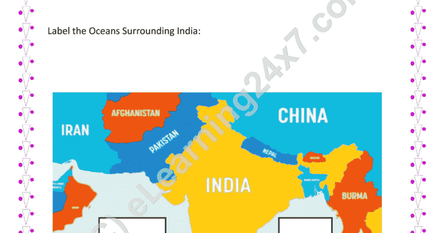 India : Label The Picture